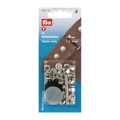 Prym Hohlnieten (4-6 mm/ silberfarbig/ 15 St./ inkl. Werkzeug)