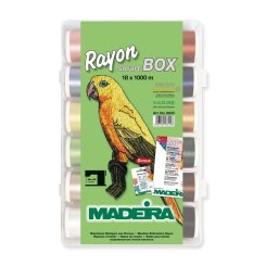 Madeira Rayon No.40 Smartbox (18 Farben/ 1000 m)