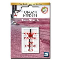 Organ Stretch-Zwillingsnadel Stärke 75/ 4,0/ System 130/705HSB/ 1 Nadel