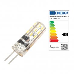 Stiftsockel Birne (GU4/ 24 LEDs/ 12Volt/ 1,2 Watt/ Warmweiß 3000K)