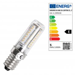 LED Glühbirne mit 70 LEDs Schraubsockel E14 warmweiß