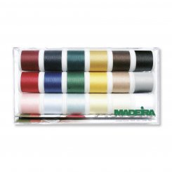 Madeira Aerofil No.120 Allesnäher Nähgarnbox (18 Farben/ 200 m)