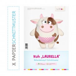 Kullaloo Kuscheltier Kuh LAURELLA 2 versch. Größen (Nähanleitung)