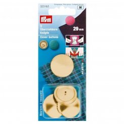 Prym Überziehbare Knöpfe (goldfarbig/ versch. Größen)