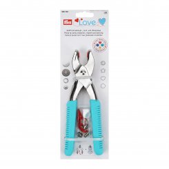 Prym Love Vario Druckknopf-, Loch- und Ösenzange (türkis)