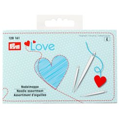 Prym Love Nadelmappe (29 Näh- und Stopfnadeln mit Einfädler)