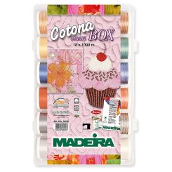 Madeira Cotona No.50 Smartbox (18 Farben/ 1000 m)