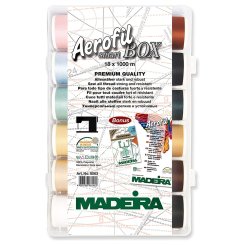 Madeira Aerofil No.120 Smartbox (18 Farben/ 1000 m)