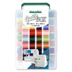 Madeira Aerofil No.120 Quiltbox (63 Spulen)