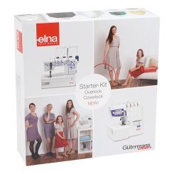 Elna Starter-Kit Overlock (Garnbox mit 16 Konen/ Schnell-Anleitung)