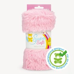 Kullaloo Zottelplüsch Super Soft SHAGGY (Florlänge 20 mm) 62388 - hellrosa