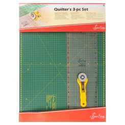 Sew Easy Quilter Set groß A2 (Schneidematte/ Lineal/ Rollschneider)