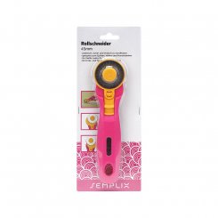 Semplix Rollschneider Maxi (für Links + Rechtshänder/ 45 mm/ pink)