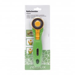 Semplix Rollschneider Maxi (für Links + Rechtshänder/ 45 mm/ grün)