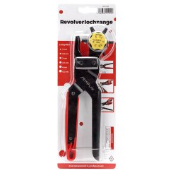 Semplix Revolverlochzange (6 Lochgrößen/ Länge 230 mm)