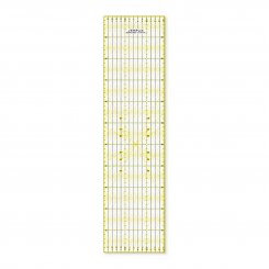 Semplix Patchwork-Quiltlineal (60 x 15 cm/ 3 mm dick/ gelb)