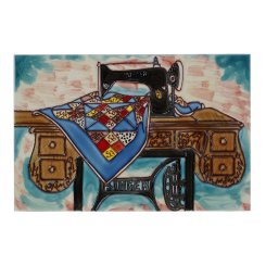 Benaya Keramik-Art Times gone by (Dekofliese / Bild 20 x 30 cm)