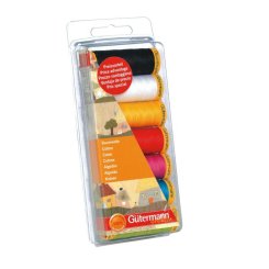 Gütermann Cotton 50 Nähfaden-Set (7 Farben/ 100 m)