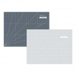 Semplix Schneidematte hellgrau-grau (60 x 45 cm/ 24 x 18 inch) A2