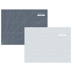 Semplix Schneidematte hellgrau-grau (60 x 45 cm/ 24 x 18 inch) A2