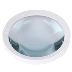 Semplix Echtglas Linse für Lupenlampe #10022465 weiß (127 mm/ 8 Dioptrin)
