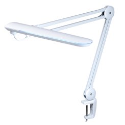 Semplix LED Arbeitslampe Tischlampe weiß (60 PCS LED/ dimmbar/ Tischklemme)