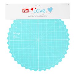 Prym Love Drebare Schneideunterlage (rund/ Ø 35 cm/ türkis)