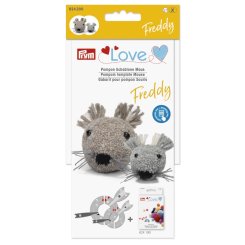 Prym Love Pompon Schablone Maus Freddy