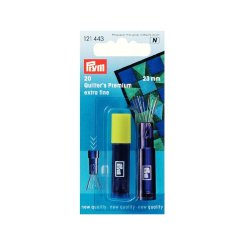 Prym Quilting Nähnadeln extrafein (23 x 0,53 mm/ Silberöhr/ 20 St.)