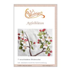Windesign Stickmuster CD Apfelblüten (7 Stickmuster)