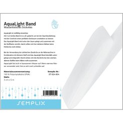 Semplix AquaLight Band (3 cm x 5 m/ wasserlösliches Stickvlies)
