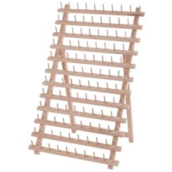 Milward Spulenhalter - Garnrollenständer (für 120 St./ 67 x 40 cm/ Holz)