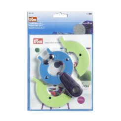 Prym Pompon-Maker 2 in 1  Gr. L (Ø 7 cm + 9 cm)