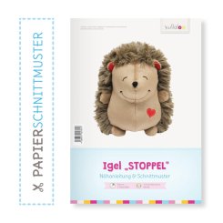 Kullaloo Print-Book Kuscheltier Igel "Stoppel" (Nähanleitung + Schnittmuster)