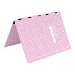 Semplix Faltbare Schneidematte rosa (45 x 30 cm/ Unterseite rutschhemmend) A3