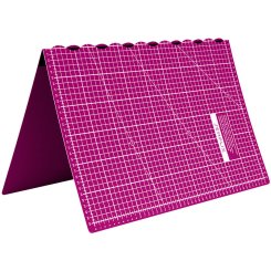 Semplix Faltbare Schneidematte beere (60 x 45 cm/ Unterseite rutschhemmend) A2