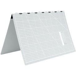 Semplix Faltbare Schneidematte hellgrau (60 x 45 cm/ Unterseite rutschhemmend) A2