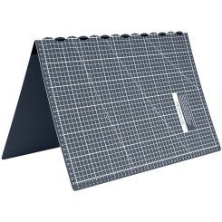 Semplix Faltbare Schneidematte grau (60 x 45 cm/ Unterseite rutschhemmend) A2