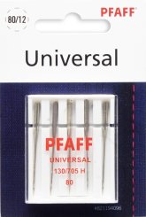 Pfaff Universalnadel Stärke 80 / System 130/ 705 H/ 5 Nadeln