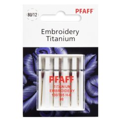 Pfaff Embroidery-Titanium-Nadel Stärke 80/ System 130/ 705H-E/ 5 Nadeln