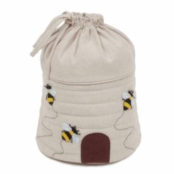 Handarbeitsbeutel Bienen (20 x 20 x 30 cm)