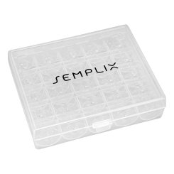 Semplix Spulenbox mit 25 Kunststoff Spulen CB (11,5 mm/ universal)