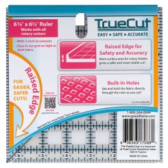 TrueCut Patchworklineal (16,5 x 16,5 cm/ 6,5" x 6, 5")
