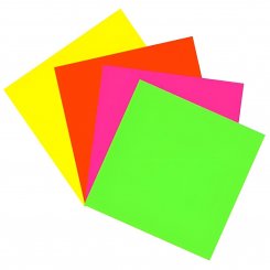 PlottiX PremiumFlex Plotterfolie NEON (30 x 30 cm/ einzeln/ 4 Farben)