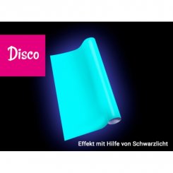 PlottiX PremiumFlex Plotterfolie Disco (30 x 30 cm/  leuchtet unter Schwarzlicht)