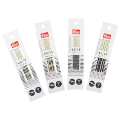 Prym ergonomics Strumpfstricknadel (15 cm/ Nadel-Spiel/ versch. Stärken)