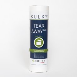 SULKY Tear Away Plus Stabilisator zum Ausreißen (25 cm x 10 m/ weiß)