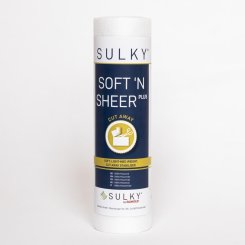 SULKY SOFT´N SHEER Plus Stabilisator zum Ausschneiden (25 cm x 5 m/ weiß)
