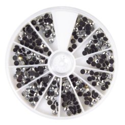 Hotfix Strass-Steine (Ø 4 mm / 288 St. /  kristall)