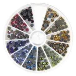 Hotfix Strass-Steine (Ø 4 mm / 240 St. / bunt)